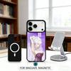 Re Zero Rem Emilia Handyhülle Für iPhone17,16,15,14,13,12,Pro,Max,Magnetisch Für Magsafe Kabelloses Laden