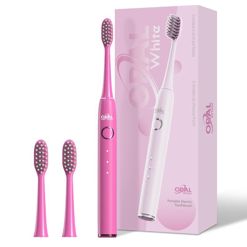 Automatic Rechargeable Electric Toothbrush Portable Efficient Cleaning Electric Toothbrush a Must-have for Travel белый