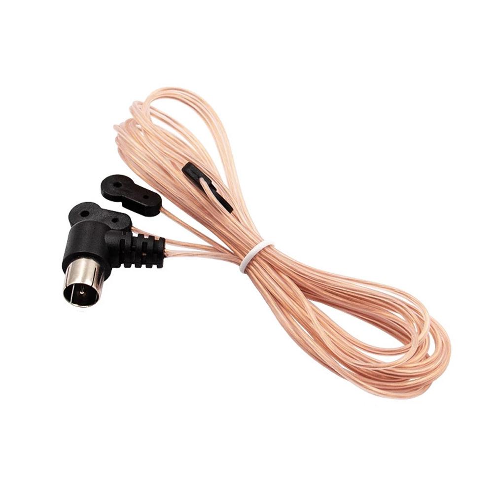 75 OFM AM/FM Male Type F Connector FM Radio Antenna Dipole Antenna FM Radio Wire Cable T Antennas