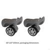 2 Pieces Luggage Suitcase Wheels Spare Parts Impact Resistant Silent Wear Trolley Bag