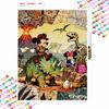 Disney 5d diamond painting, Mickey dinosaur adventure diamond art painting diy handmade sticker gift, home decoration painting
