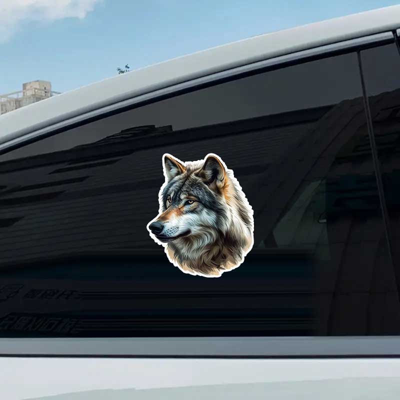 Wolf Car Sticker Vinyl Decal Waterproof Rear Window Motorcycle Camper Bumper Truck Laptop Decoration TM329