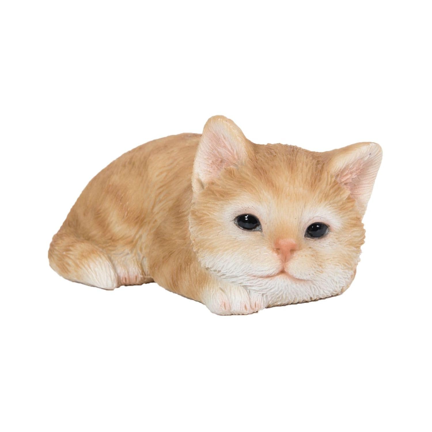 

Ubia Prone Brown Tabby Cat x x cm Doll Figurine Ornament Animal Garden Decoration Cat 8.2 5.2 3.8 H18408-1