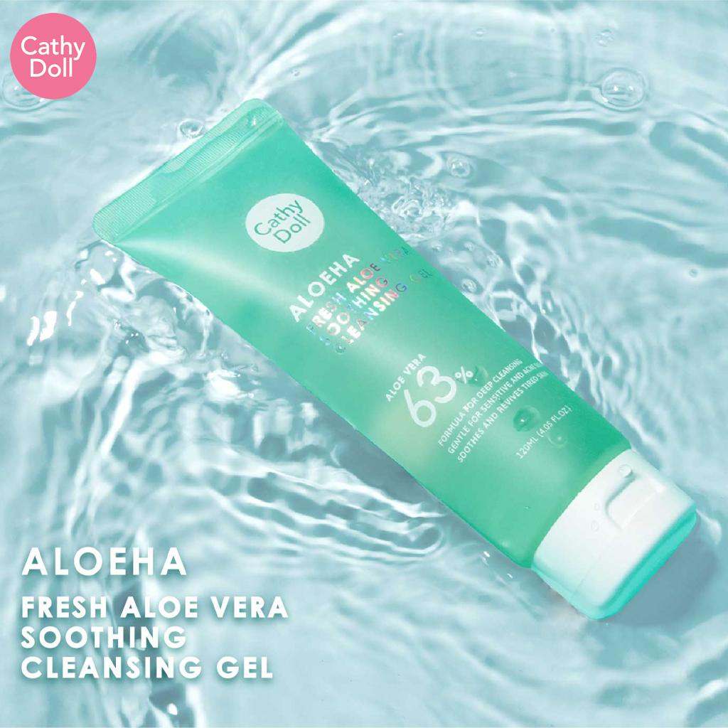 Kaufe Cathy Doll Aloe Ha Frische Aloe Vera Wohltuende Reinigungsgel 120 ml  - Thai Hautpflege zum Preis ab 25 | Joom