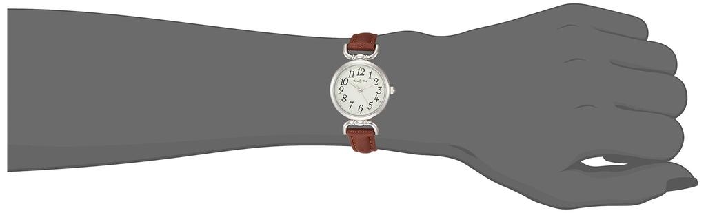 [Arias] Analog Amalfidia Waterproof Leather Strap White Dial WW20022A-127 Women's Brown
