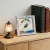 Class of 2026 Seaglass Decoration Handmade Sea Glass Graduation Wall Art Framed Sea Glass Artwork Desktop Wall Ornament Graduates Gift