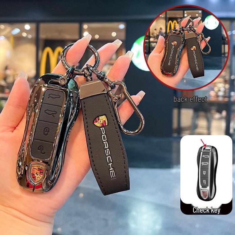 Vlastní kryt klíče pro dálkové ovladače Porsche Panamera, Macan, Cayenne, Taycan a 718