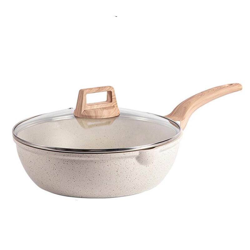 SanJiaoLong Maifan Stone Non-Stick Wok Frying Pan