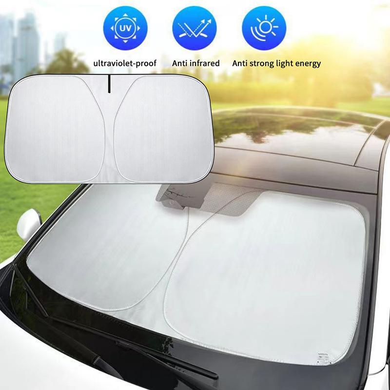 1 Piece Front Rear Car Window Sunshade Universal Uv Protection Shield Visor Windshield Cover Auto Anti Snow Ice
