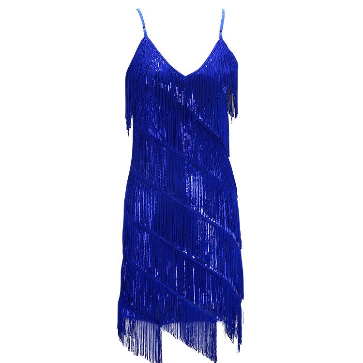1920s Sequin Tassel Flapper Dress for Banquet, Party, or Dance Performance