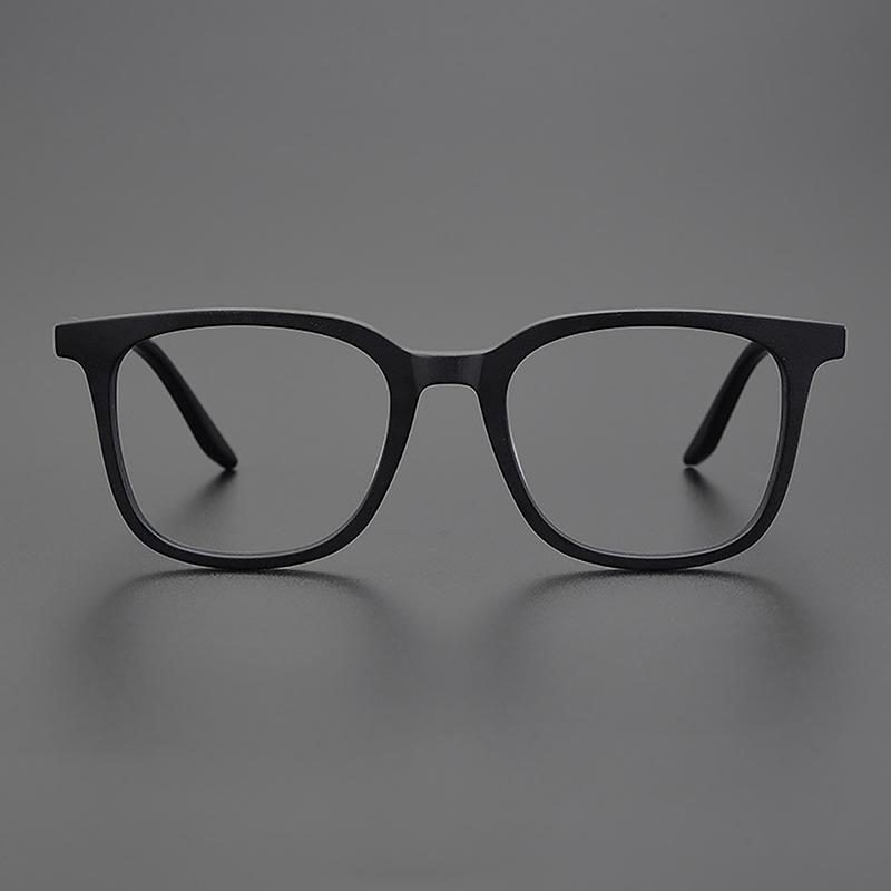 Fashion Vintage Frosted Square Optical Glasses Simple Trendy Unisex Eyeglasses For Women Men Literary Retro Matte Eyewear