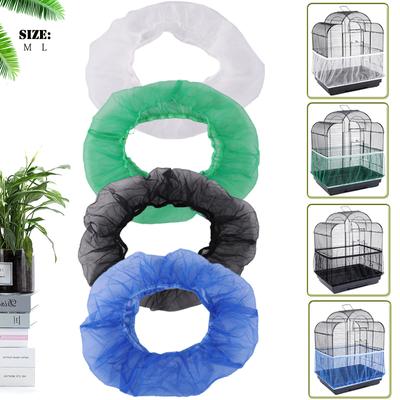 1 stücke Universal Mesh Vogelkäfig Abdeckung Shell Rock Net Einfache Reinigung Catcher Schutz Vogelkäfig Dehnbar Mesh Papagei Vogelkäfig net