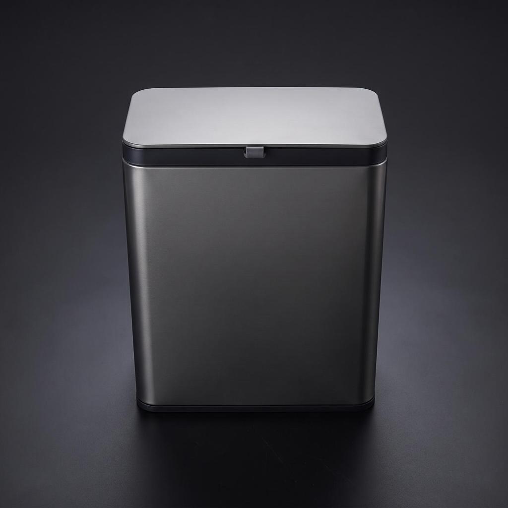 Wall-Mounted Trash Can Compact with Hanging Hook Garbage Bin Easy to