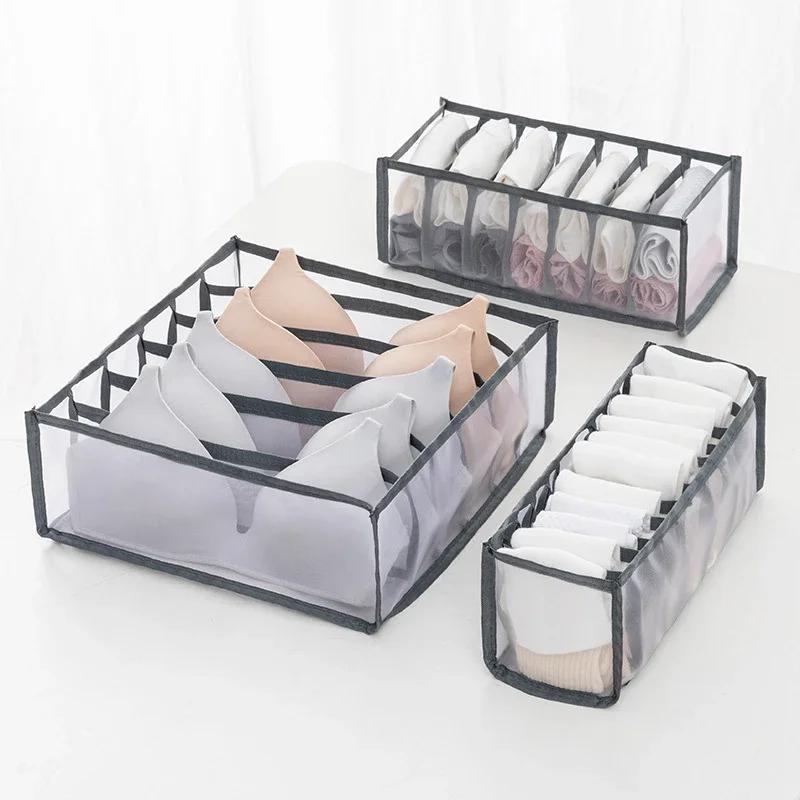 Underwear Storage Box Socks Wardrobe Drawer-Type Panty Socks Compartment Storage Boxes Drawer Storage Box Home Storage