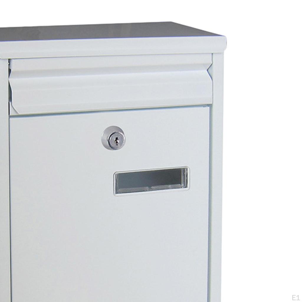 Wall Mounted Mailbox Newspaper Holder Box Large Capacity Metal Postbox Letterbox Hanging Mail