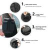 Speaker Storage Bag Travel Carrying Case with Shoulder Strap Zipper Closure Shockproof