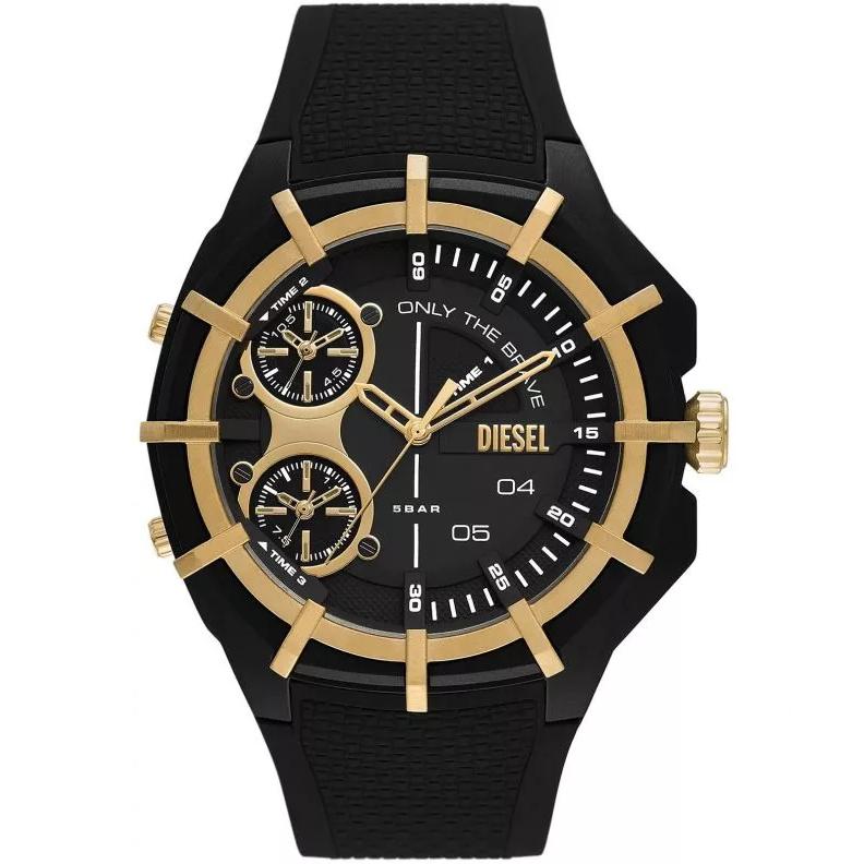 Diesel Men`s Framed Quartz Watch Black