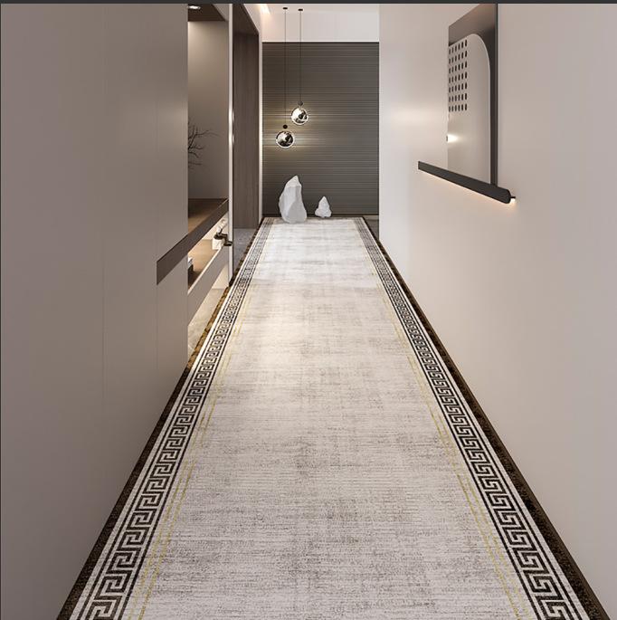 

Modern Design Aisle Carpet Long Runner Hotel Entrance Hallway Corridor Stair Non Slip Mat Bedroom Bedside Rugs for Living Room 80X100CM