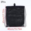 Mesh Drawstring Backpack Bag Breathable Grocery Fruit Storage Sack Multifunction Foldable Ventilated Net Pouch For Sports Gym
