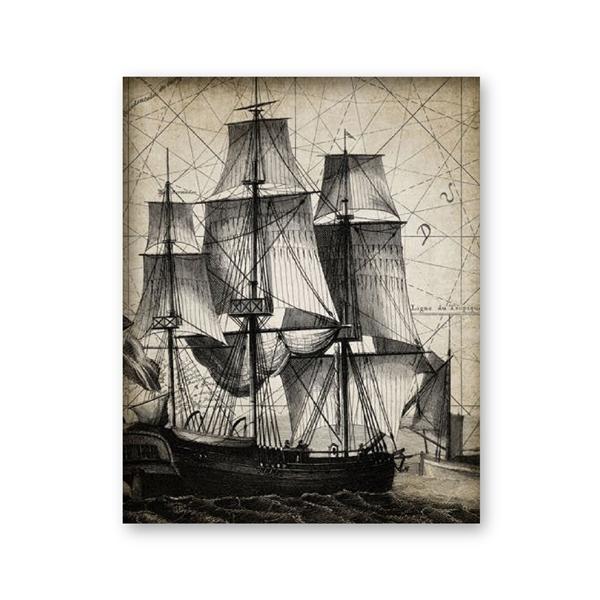 

Винтажная картина на холсте, лодка, ретро-художественные постеры и принты, украшения для дома, комнаты, картины для гостиной, без рамки 21*30cm