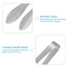 Uxcell Serving Tongs, Set of 4, 182mm X 30mm, Stainless Steel Ice Tongs, Mini Sugar Tongs, for Appetizers, Charcuterie, Desserts, Tea Parties, Bars, a