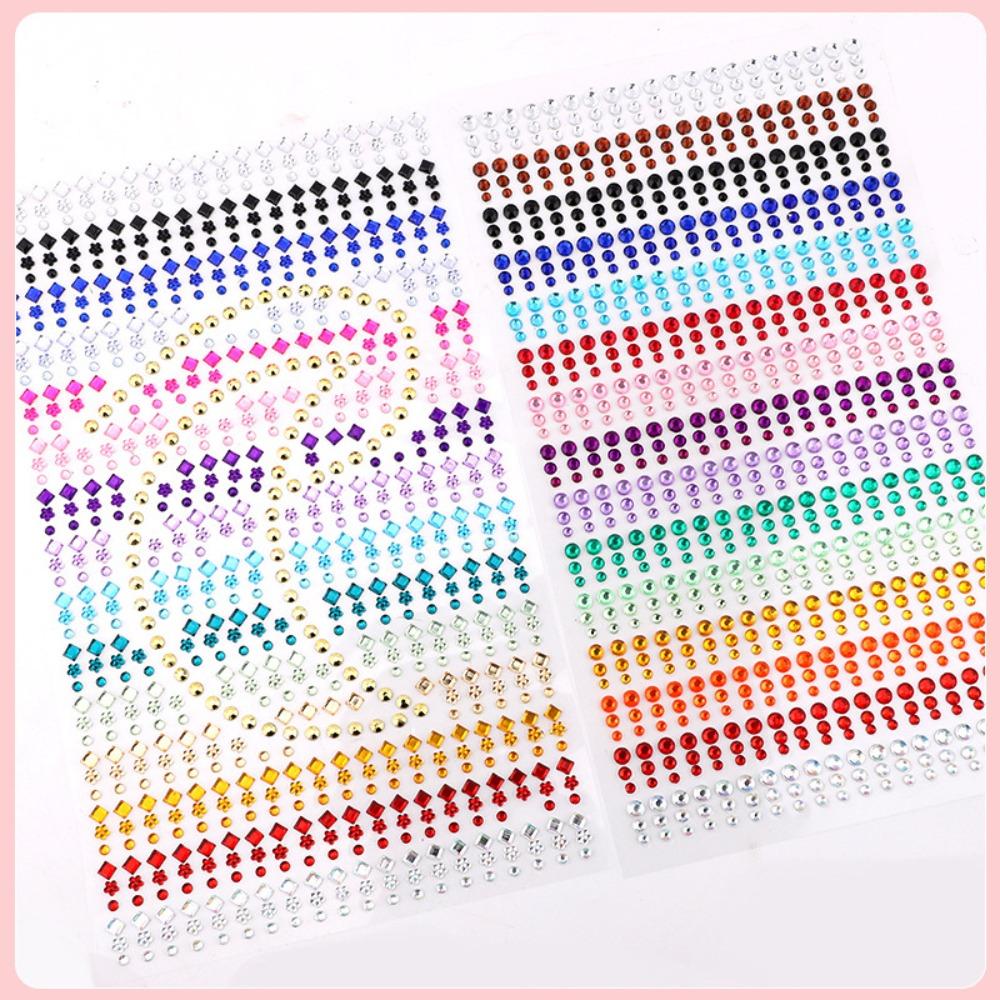 

900Pcs Стразы Дети Лицо Ювелирные Наклейки DIY Лицо Макияж Украшения Тела