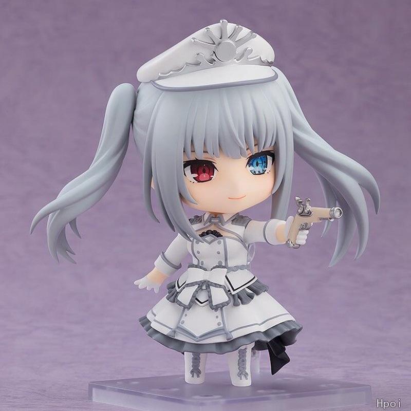 Date A Live Anime Figure #2747 - White Queen Action Model, Swappable Faces Movable Joints Collectible Action Figure