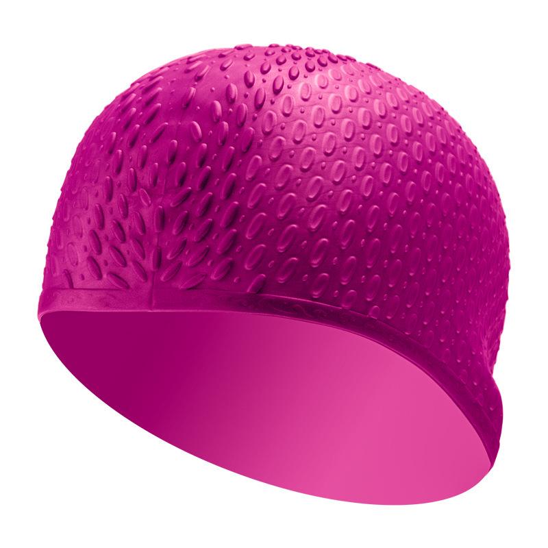 Silicone Swim Cap with Ear Protection - Comfortable, Non-Squeezing for Adults, Men & Women, Multi-Color Options