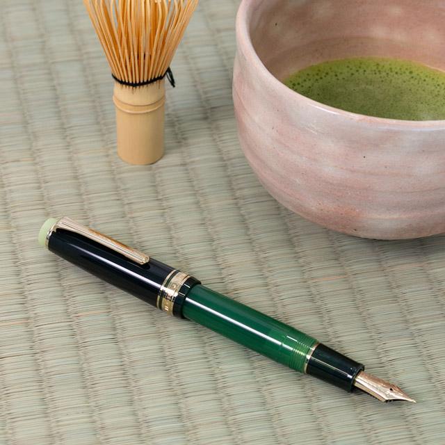 Sailor Fountain Pen "Tea Time Around the World" Matcha 21K M Nib 11-3304-460