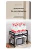 Floor-Standing Kitchen Rack: Rice Cooker, Microwave & Oven Organizer Shelf