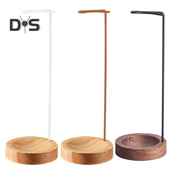 Räucherstäbchenhalter mit Holztablett, umgedrehter Räucherbrenner aus Messing, Aschenfänger für Zuhause, Büro, Meditation, Yoga, Entspannung, Heimdekoration, Geburtstagsgeschenk