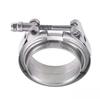 Stainless Steel 2.36 Inch Exhaust Pipe V Band Clamp Flange Kit Vband Kit