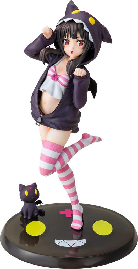 CAworks Anime Blessing on This Wonderful Megumin Hooded Chomusuke Regular Edition Scale Plastic Painted Complete Figure "KonoSuba God's World!" Ver.