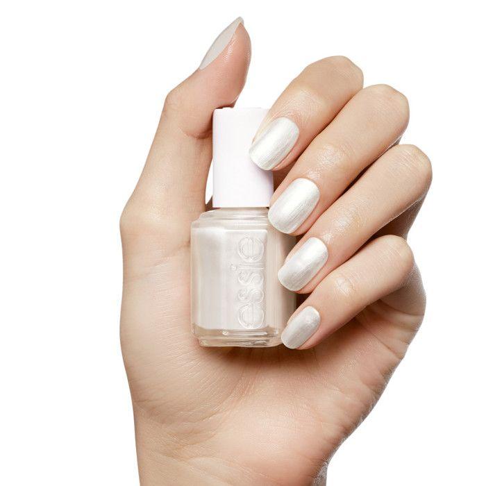 Nagellack - essie - perly white - weiß