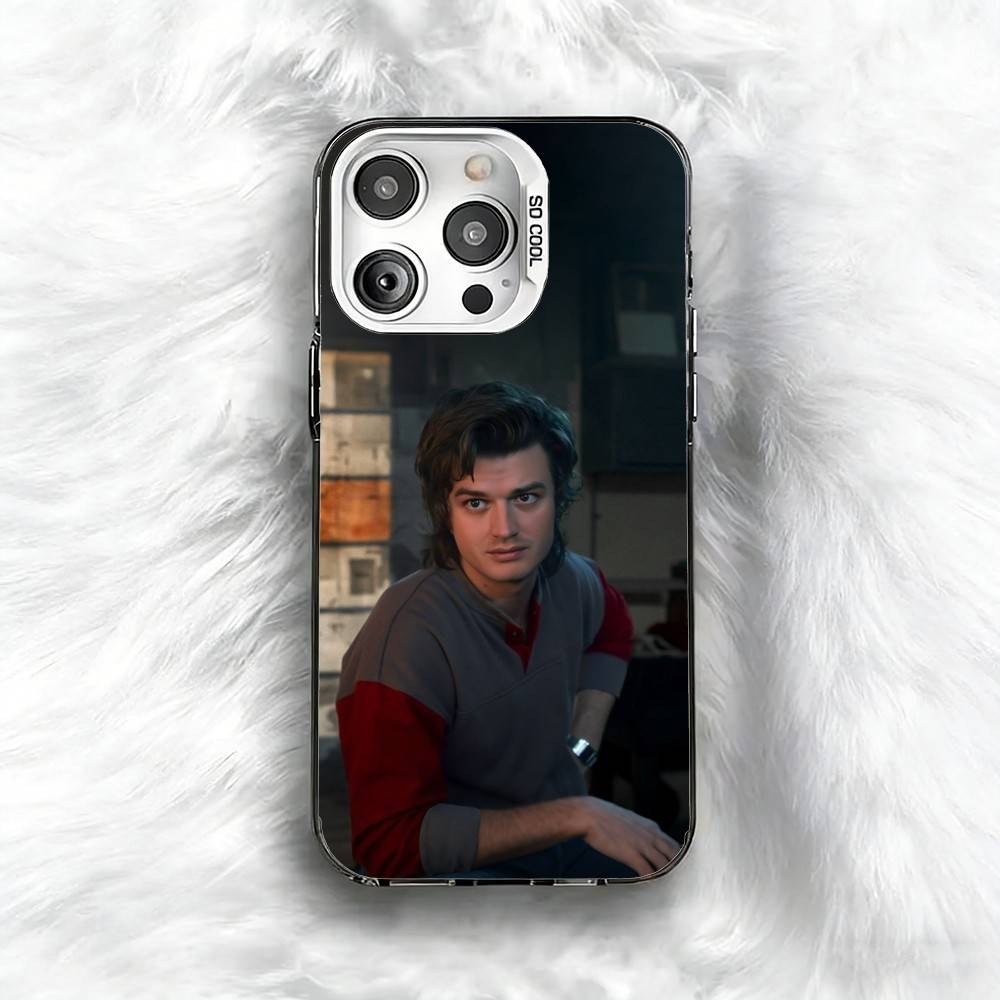 S-Steve H-Harrington   Phone Case For iPhone 16 17 15 14 12 13 Pro Max Black Color Shockproof Cover