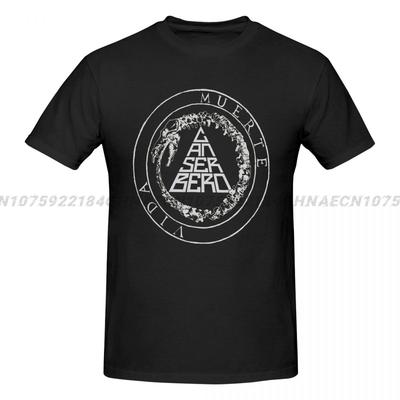Rap Amerikanische T-Shirts Herren Reine Baumwolle Neuheit T-Shirt O-Ausschnitt Canserbero T-Shirt Kurzarm Tops Sommer