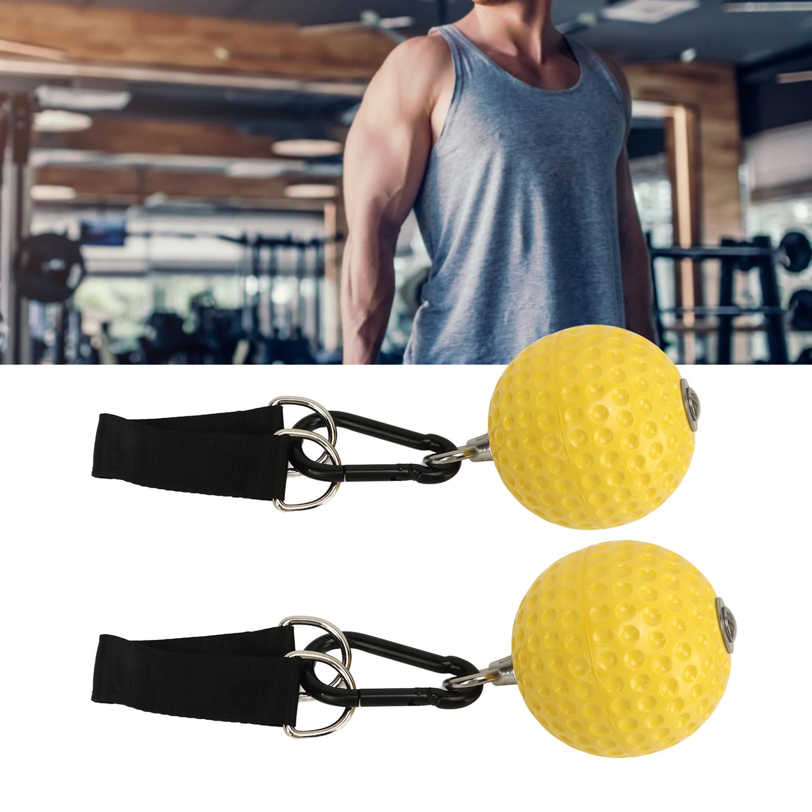 

Pull Up Ball Grip Prevent Slip Multi Functional Climbing Ball Handles with Straps for Strength Training Fitness