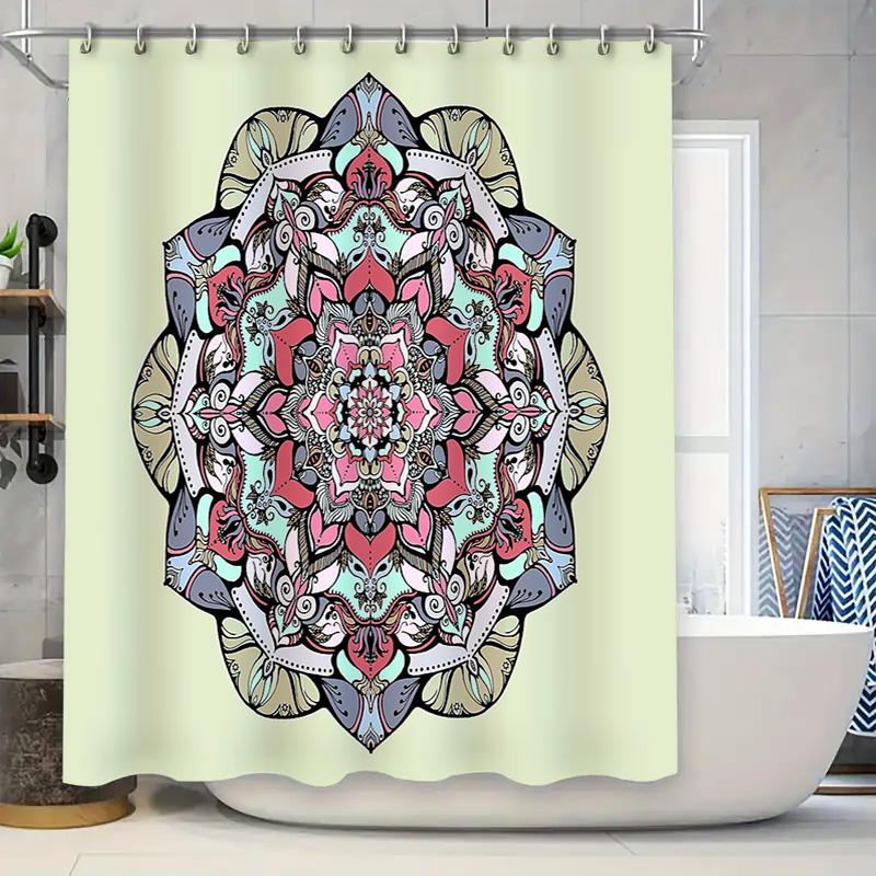 

Бохо Занавеска для душа Цветочный узор Природа Ботанический Лиственные Растения Декор Ванной Комнаты Винтажный Фермерский Рустикальный Домашний Текстиль Настенный Гобелен 90x180cm