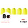 25 Car Tire Valve Caps with Rubber Ring for Vehicle