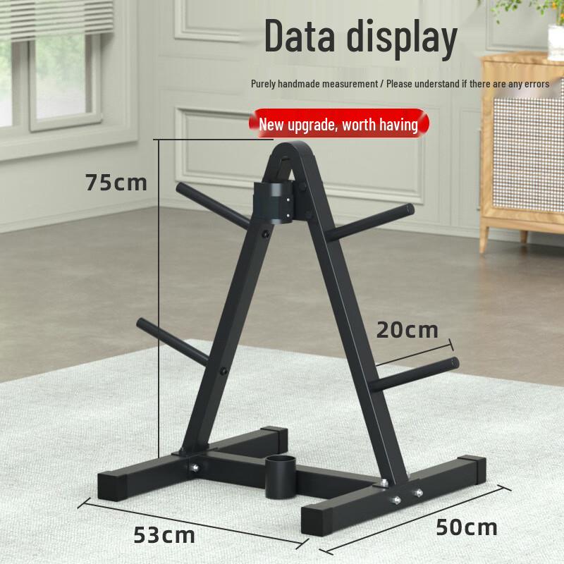 WEZHO A-Frame Barbell Plate Storage Rack