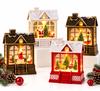 LED Christmas House with Swirling Snow Illuminated Christmas Decoration 20