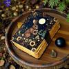 Bunny Rabbit Leather Grimoire Journal: Handmade Deckle Edge Notebook