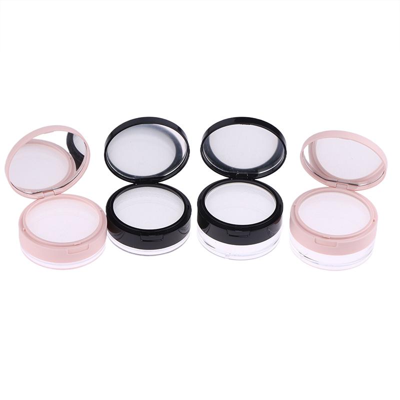 5/10G Empty Air Cushion Puff Box With Powder Puff Mirror Elastic Mesh Portable Makeup Case Container For Loose Powder