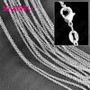 5Pcs Real 925 Silver Women Men Chains Necklace Jewelry Components Making Accessories for Pendant