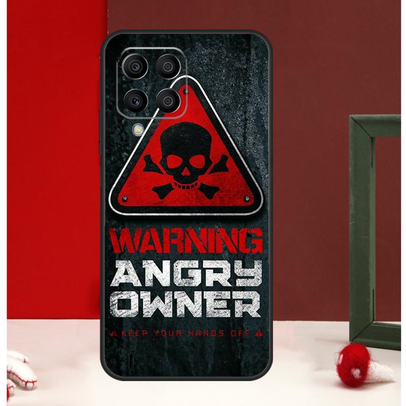 

Warning Angry Danger Owner Case For Samsung Galaxy M54 M34 M14 M35 M56 M12 M06 M32 M52 M55 M15 M11 M13 M16 M36 M31 M53 Samsung M54