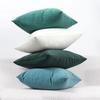 Dark Green Chrsitmas Velvet Throw Pillow Cover 30x50cm 45x45cm Farmhouse Gift Cushion Cover Modern Throw Square Cozy Pillowcase