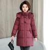 Cotton jacket mid-length down padded jacket women's Korean version loose padded jacket 2025 new winter jacket