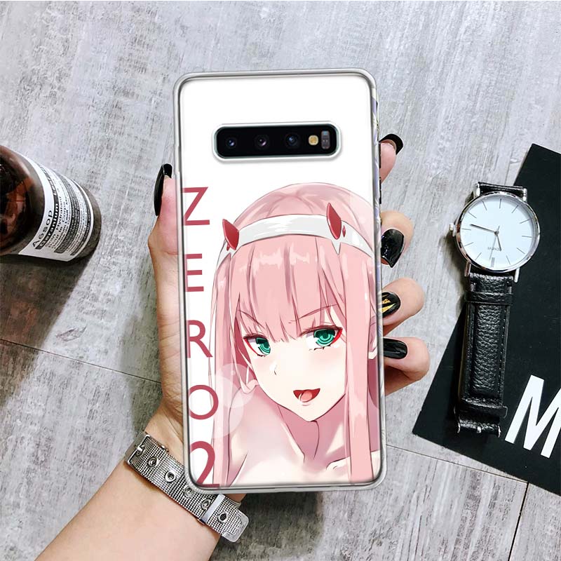 Чехол для телефона Zero Two Darling In The Franxx 002 для Samsung Galaxy S20 FE S10 Plus S21 S22 Ultra S10E S9 S8 S7 Edge J4 + Fundas