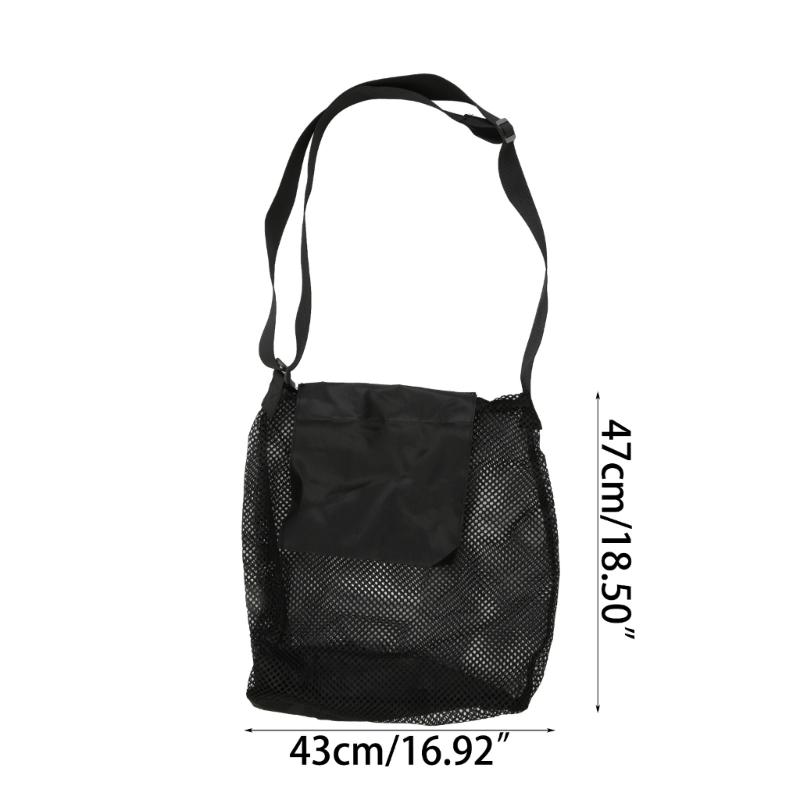 Breathable Mushroom Hunting Net Bag Outdoor Mushroom Picking Bag Basket Foldable Fruit Collection Bag Easy to Carry