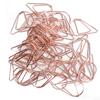 40Pcs Water Drops Shape Paper Clips Rose Gold Cute Pins for Office File Classification